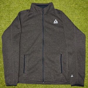 Brown Gerry Fleece Zip Jacket Size Large